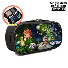 Mini World game single deck pencil bag pen bag