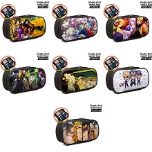 JoJo's Bizarre Adventure anime single deck pencil bag pen bag