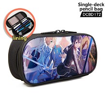 Sword Art Online anime single deck pencil bag pen ...