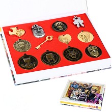 JoJo's Bizarre Adventure anime key chains a set