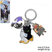 How to Train Your Dragon anime key chain