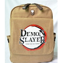 Demon Slayer anime canvas backpack bag