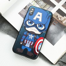 Captain America iphone 11/7/8/X/XS/XR PLUSH MAX ca...