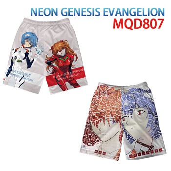 EVA anime beach pants shorts middle pants