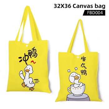 Anatidae canvas tote bag shopping bag