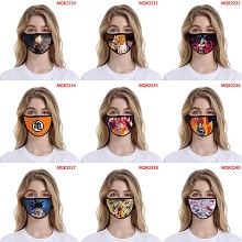 Dragon Ball anime trendy mask