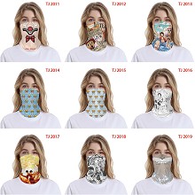 One Piece anime headgear stocking mask magic scarf...