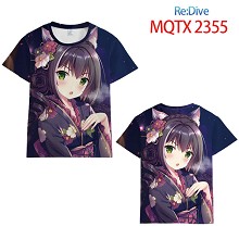 Princess Connect Re:Dive anime modal short sleeve t-shirt