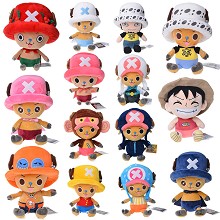 12inches One Piece luffy chopper law anime plush d...