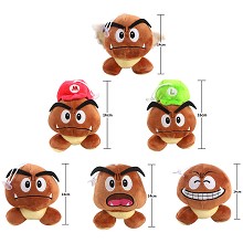 6inches Super Mario Goomba mushroom plush doll 150MM