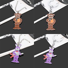 Five Nights at Freddy's key chain necklace