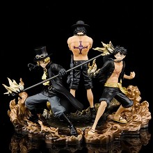 One piece DXF luffy sabo ace figures set(3pcs a se...