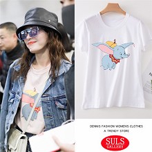 Dumbo anime cotton t-shirt