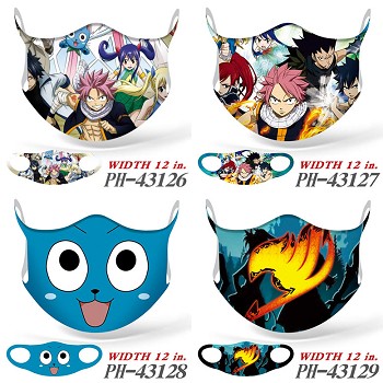 Fairy Tail anime trendy mask printed wash mask