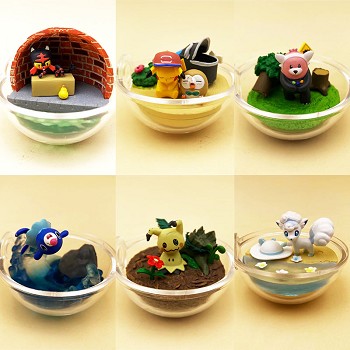 Pokemon anime figures set(6pcs a set)