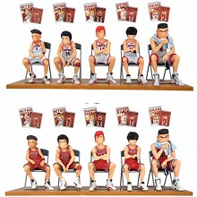 Slam Dunk seat anime figures with postcard