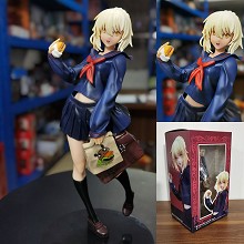 Fate saber hamburger figure