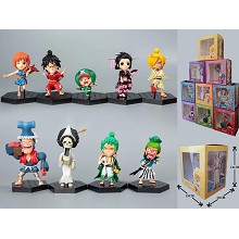 One piece figures set(9pcs a set)
