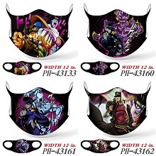 JoJo's Bizarre Adventure anime trendy mask printed wash mask