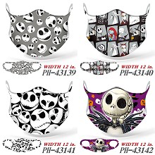 The Nightmare Before Christmas trendy mask printed wash mask 