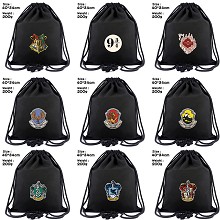 Harry Potter drawstring backpack bag