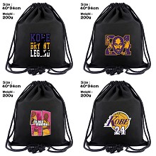 Kobe Bean Bryant drawstring backpack bag 