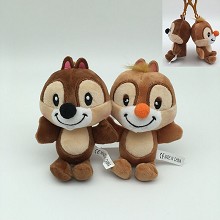 5inches Disney Chip Daleanime plush doll set(10pcs...