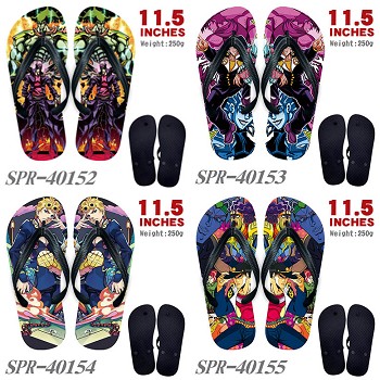 JoJo's Bizarre Adventure anime flip flops shoes slippers a pair 