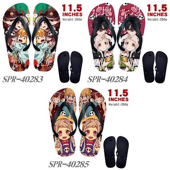 Toilet-Bound Hanako-kun anime flip flops shoes slippers a pair