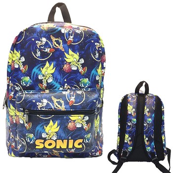 Sonic The Hedgehog game backpack bag