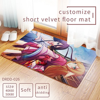 Fox Spirit Matchmaker anime customize short velvet floor mat