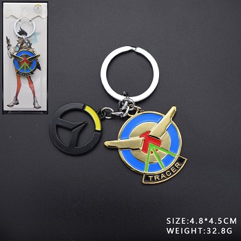 Overwatch game key chain