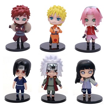 Naruto anime figures set(6pcs a set)