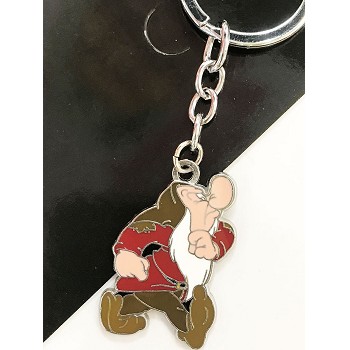 Snow White and the Seven Dwarfs anime key chain