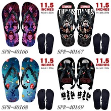 Stranger Things anime flip flops shoes slippers a pair