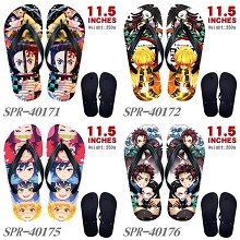 Demon Slayer anime flip flops shoes slippers a pai...