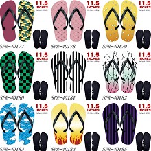 Demon Slayer anime flip flops shoes slippers a pai...