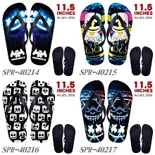 Marshmello flip flops shoes slippers a pair