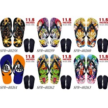 Dragon Ball anime flip flops shoes slippers a pair