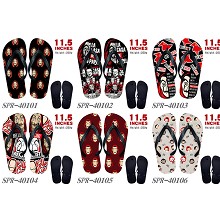 La casa de papel flip flops shoes slippers a pair