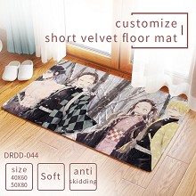 Demon Slayer anime customize short velvet floor ma...