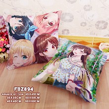 Kanojo Okarishimasu anime two-sided pillow