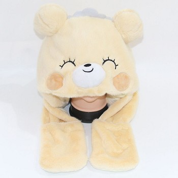 Choco Teddy anime plush hat