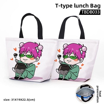 The Disastrous Life of Saiki K anime t-type lunch bag