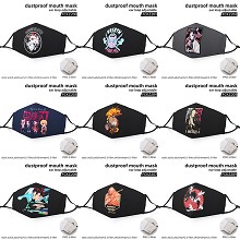 Demon Slayer anime dustproof mouth mask trendy mask