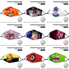 Dragon Ball anime dustproof mouth mask trendy mask