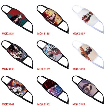 Demon Slayer anime trendy mask face mask