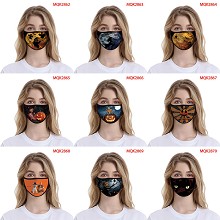 Hallowmas all saints trendy mask face mask