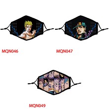 JoJo's Bizarre Adventure anime trendy filter mask ...