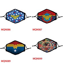 Wonder Woman movie trendy filter mask printed wash mask